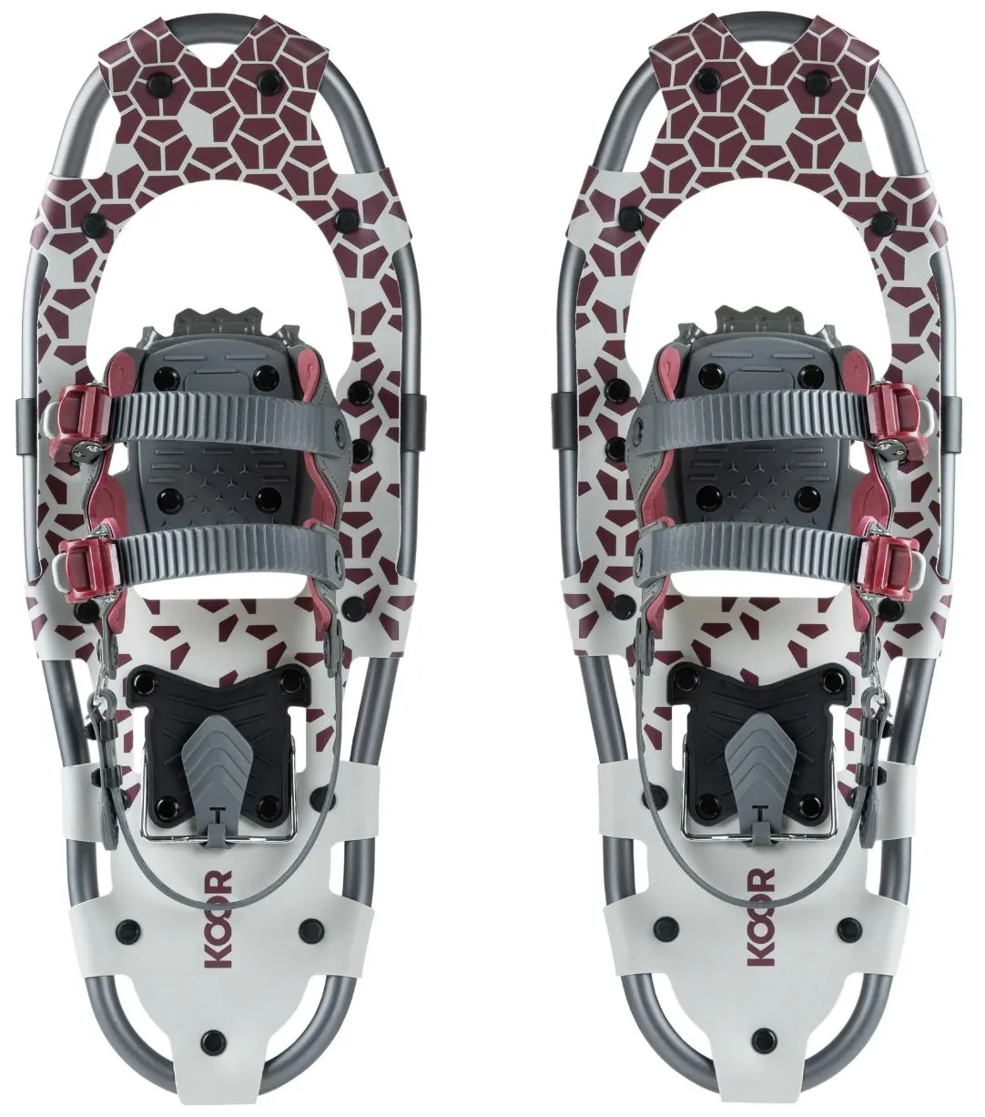 Schneeschuhe von KOOR mit gemustertem Deck