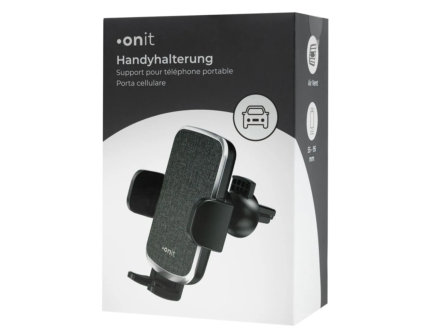 onit-Verpackung für eine Handyhalterung fürs Auto